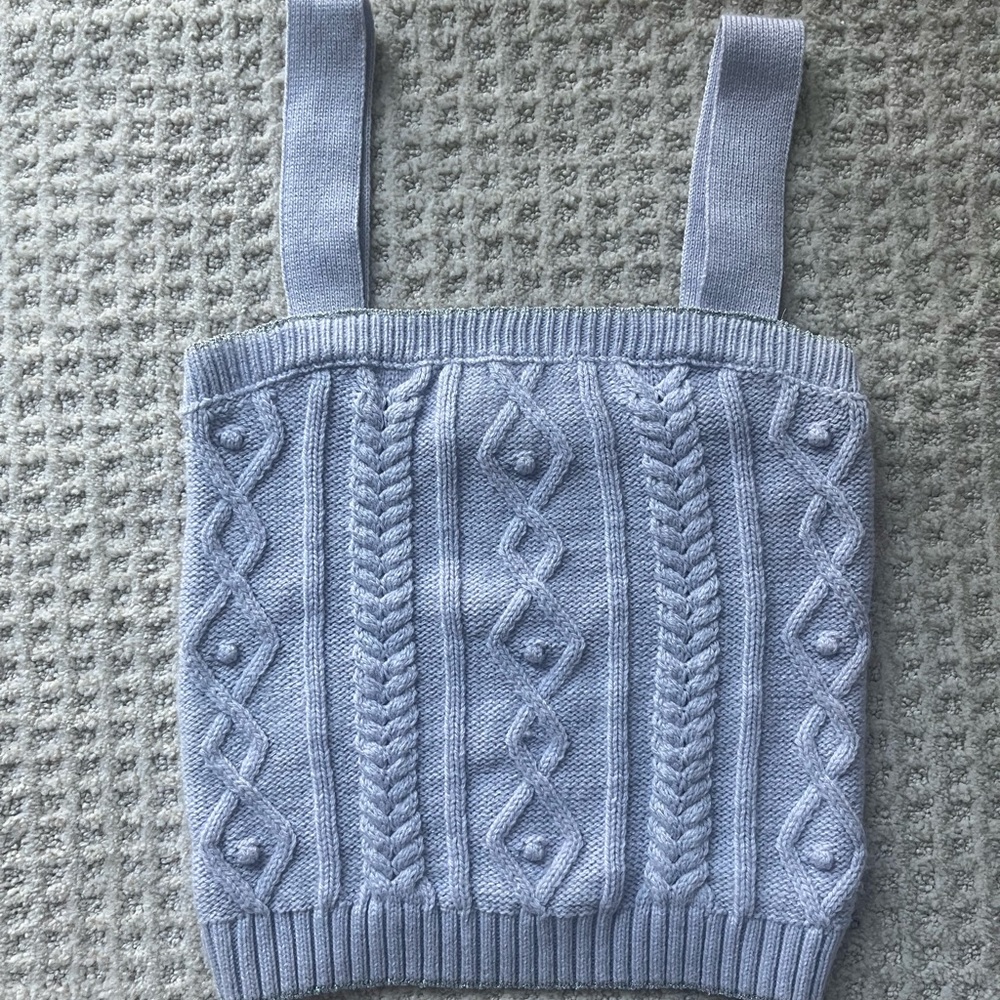 Light purple sweater tank
